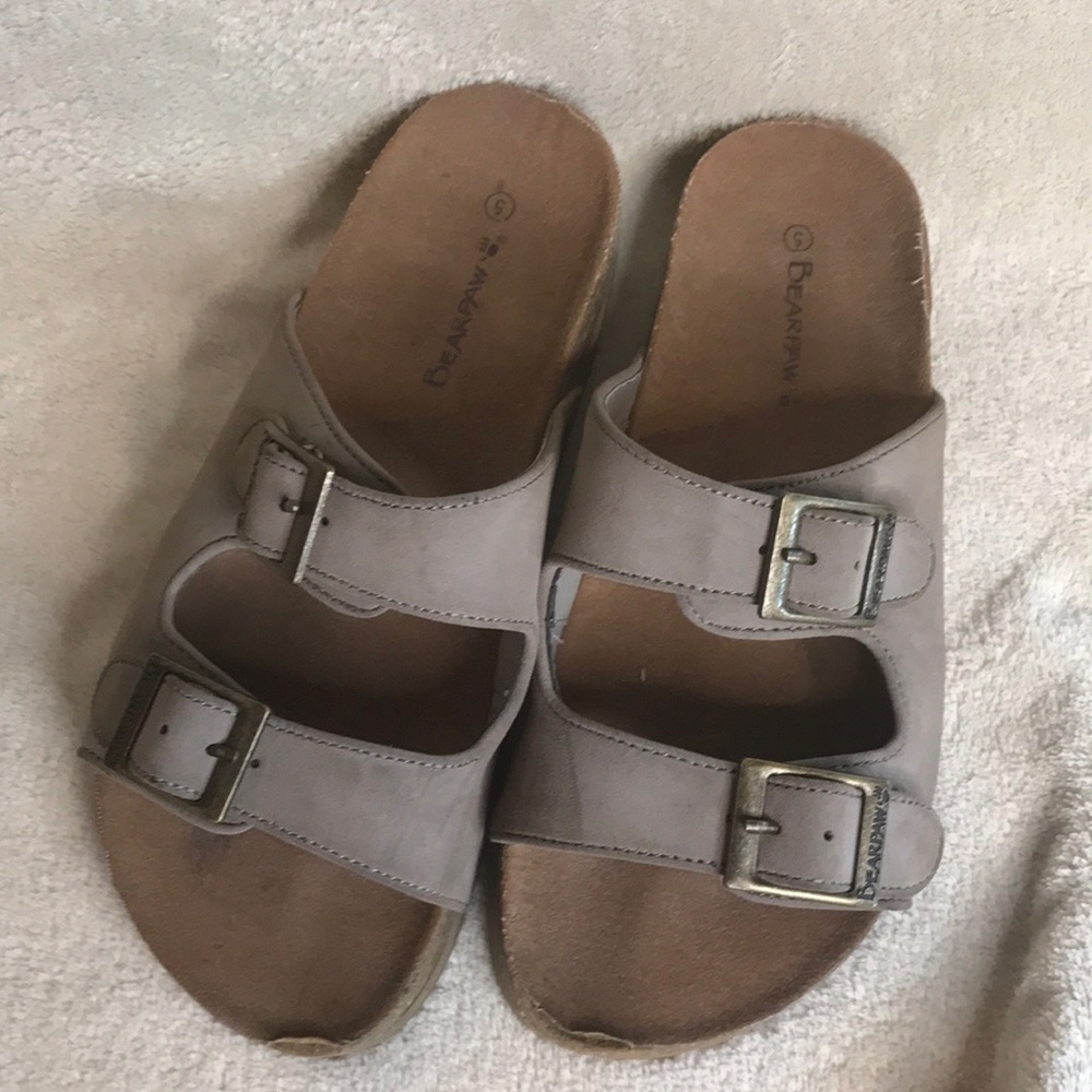 Bearpaw Slide Size 5 Tan